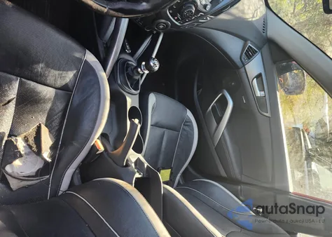 2015 Hyundai Veloster z USA, uszkodzony, nr VIN KMHTC6AE6FU240474